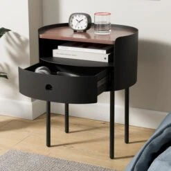 Elements Griffin Compact Bedside Table -Home Luxe Studio 30894111 alt01