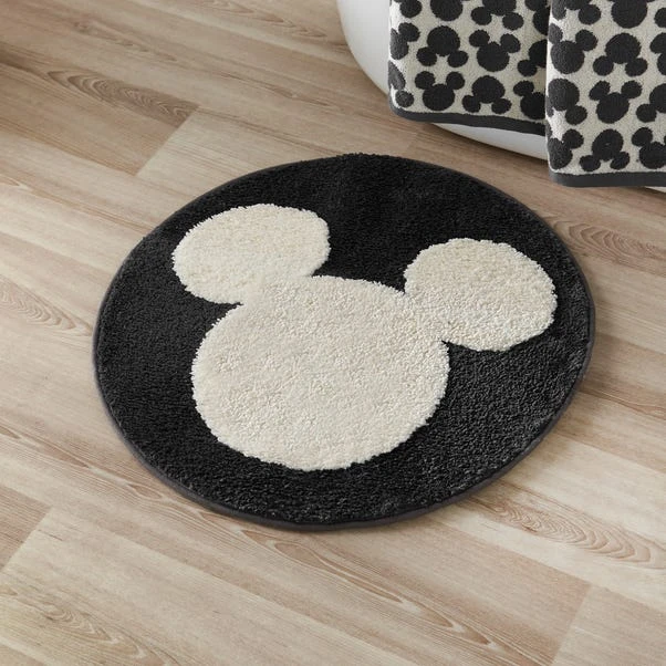 Disney Mickey Mouse Head Circle Bath Mat 3 Disney Mickey Mouse Head Circle Bath Mat