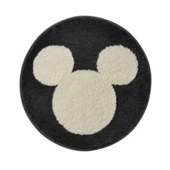 Disney Mickey Mouse Head Circle Bath Mat 9 Disney Mickey Mouse Head Circle Bath Mat -Home Luxe Studio 30894523 alt03
