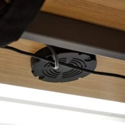 X Rocker Living Woodgrain Desk With Wireless Charging, 140x60cm 36 X Rocker Living Woodgrain Desk With Wireless Charging, 140x60cm -Home Luxe Studio 30895061 alt07