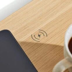 X Rocker Living Woodgrain Desk With Wireless Charging, 140x60cm 37 X Rocker Living Woodgrain Desk With Wireless Charging, 140x60cm -Home Luxe Studio 30895061 alt08