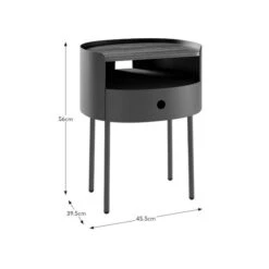 Elements Griffin Compact Bedside Table -Home Luxe Studio 30895498 alt09