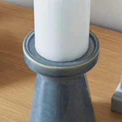 Reactive Glaze Ceramic Pillar Candle Holder -Home Luxe Studio 30896017 alt02