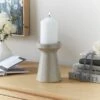 Reactive Glaze Ceramic Pillar Candle Holder -Home Luxe Studio 30896018