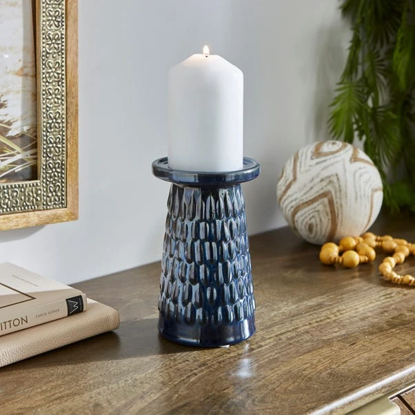Zen Ceramic Pillar Candle Holder 7 Zen Ceramic Pillar Candle Holder - Image 5