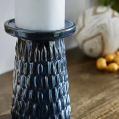Zen Ceramic Pillar Candle Holder 16 Zen Ceramic Pillar Candle Holder -Home Luxe Studio 30896021 alt02