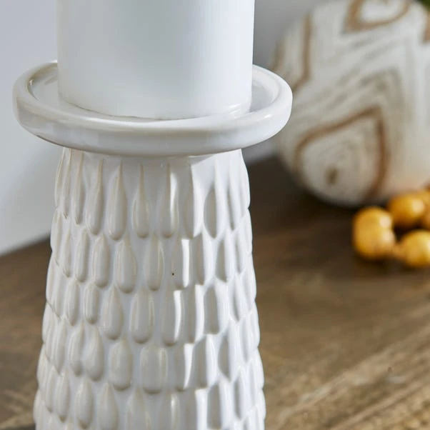 Zen Ceramic Pillar Candle Holder 5 Zen Ceramic Pillar Candle Holder - Image 3