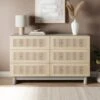 Maeva 6 Drawer Chest, Light Oak Effect 1 Maeva 6 Drawer Chest, Light Oak Effect -Home Luxe Studio 30896309