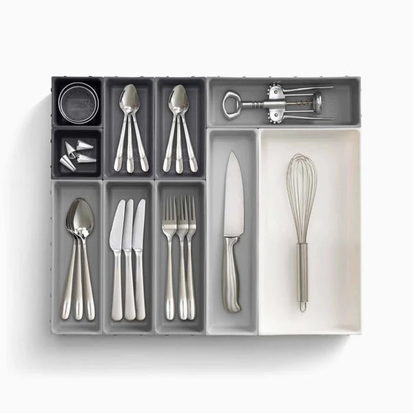 Joseph Joseph 10 Piece Grey Box Drawer Organiser Set 3 Joseph Joseph 10 Piece Grey Box Drawer Organiser Set