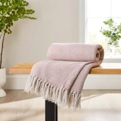 Jenson Herringbone Throw 130cm X 180cm -Home Luxe Studio 30896851