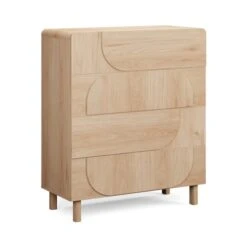 Aldo 4 Drawer Chest, Light Oak 14 Aldo 4 Drawer Chest, Light Oak -Home Luxe Studio 30897776 alt05