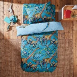Age Of Dinosaurs Duvet Cover And Pillowcase Set 25 Age Of Dinosaurs Duvet Cover And Pillowcase Set -Home Luxe Studio 30898253 alt02
