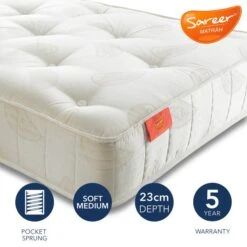 Sareer Pocket Sprung Matrah Mattress 23 Sareer Pocket Sprung Matrah Mattress -Home Luxe Studio 30899496