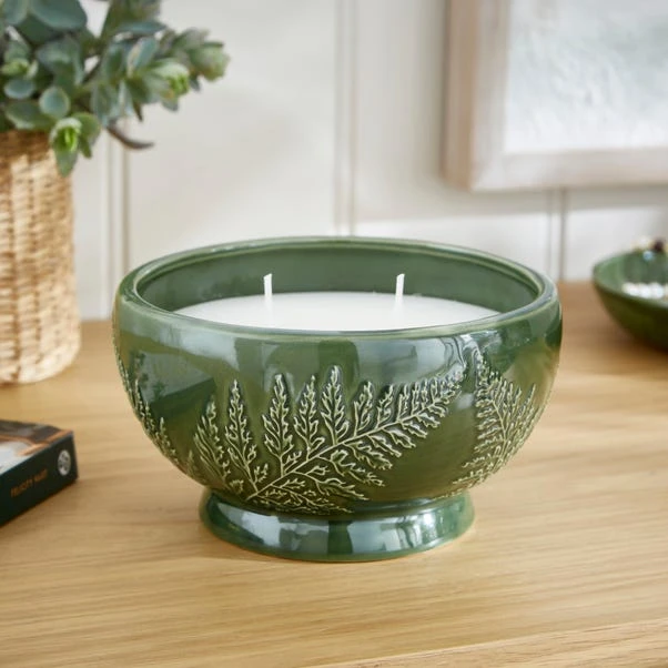 Churchgate Olive Leaf & Fern Round Multi Wick Candle 4 Churchgate Olive Leaf & Fern Round Multi Wick Candle - Image 2