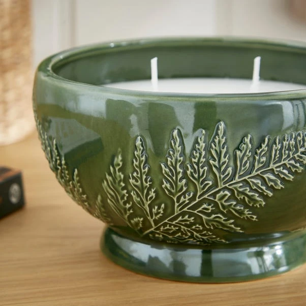 Churchgate Olive Leaf & Fern Round Multi Wick Candle 5 Churchgate Olive Leaf & Fern Round Multi Wick Candle - Image 3