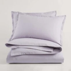 100% Organic Cotton Duvet Cover And Pillowcase Set 24 100% Organic Cotton Duvet Cover And Pillowcase Set -Home Luxe Studio 30899617 alt02
