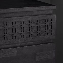 Baytown Boutique 4 Drawer Chest, Black 9 Baytown Boutique 4 Drawer Chest, Black -Home Luxe Studio 30899759 alt02