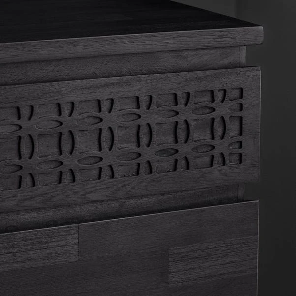 Baytown Boutique 4 Drawer Chest, Black 5 Baytown Boutique 4 Drawer Chest, Black - Image 3