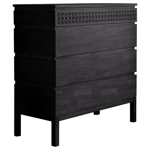 Baytown Boutique 4 Drawer Chest, Black 7 Baytown Boutique 4 Drawer Chest, Black - Image 5