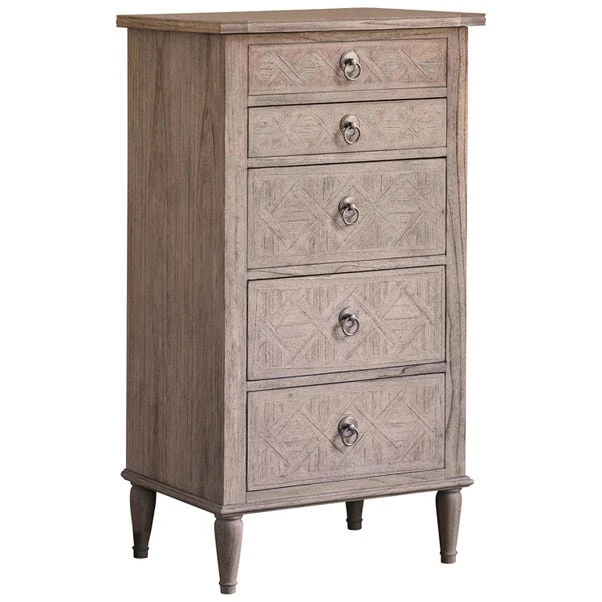 Modesto 4 Drawer Narrow Vanity Chest 7 Modesto 4 Drawer Narrow Vanity Chest - Image 5