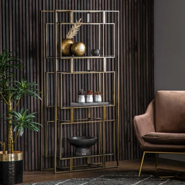 Tipton Open Display Shelving Unit, Bronze 3 Tipton Open Display Shelving Unit, Bronze