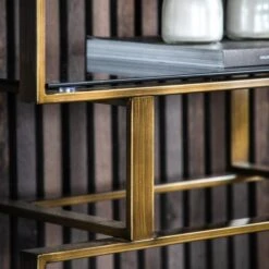 Tipton Open Display Shelving Unit, Bronze 7 Tipton Open Display Shelving Unit, Bronze -Home Luxe Studio 30899799 alt01
