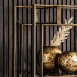 Tipton Open Display Shelving Unit, Bronze 8 Tipton Open Display Shelving Unit, Bronze -Home Luxe Studio 30899799 alt02