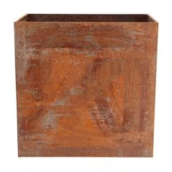 Fallen Fruits High Rectangular Rust Planter -Home Luxe Studio 30900103 alt02