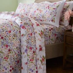 Dorma Modern Ditsy 100% Cotton Flat Sheet 32 Dorma Modern Ditsy 100% Cotton Flat Sheet -Home Luxe Studio 30900511 alt02