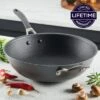 Circulon Scratch Defense Extreme Non-Stick Wok, 34cm 1 Circulon Scratch Defense Extreme Non-Stick Wok, 34cm -Home Luxe Studio 30900758