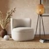 Modern Curves Boucle Occasional Chair 1 Modern Curves Boucle Occasional Chair -Home Luxe Studio 30901502