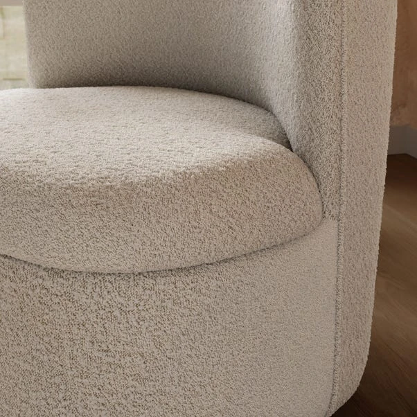 Modern Curves Boucle Occasional Chair 6 Modern Curves Boucle Occasional Chair - Image 4
