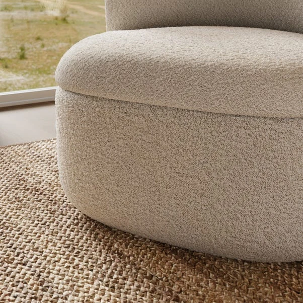 Modern Curves Boucle Occasional Chair 7 Modern Curves Boucle Occasional Chair - Image 5