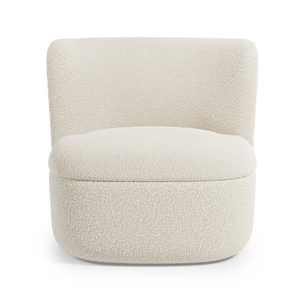 Modern Curves Boucle Occasional Chair 11 Modern Curves Boucle Occasional Chair - Image 9