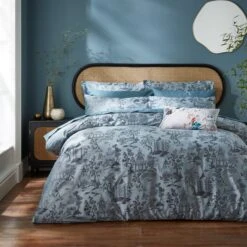 Makato Trail Blue Oxford Pillowcase 6 Makato Trail Blue Oxford Pillowcase -Home Luxe Studio 30901678 alt01