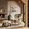 Eddie Cow Accent Chair 1 Eddie Cow Accent Chair -Home Luxe Studio 30902103