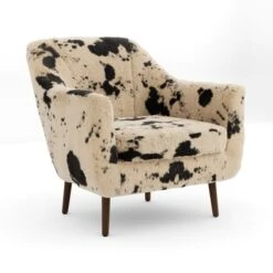 Eddie Cow Accent Chair 16 Eddie Cow Accent Chair -Home Luxe Studio 30902103 alt05