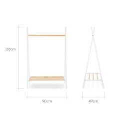 CuddleCo Nola Clothes Rail 20 CuddleCo Nola Clothes Rail -Home Luxe Studio 30902134 alt09