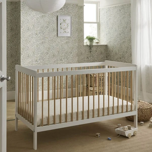 CuddleCo Nola Cot Bed, Painted Pine 3 CuddleCo Nola Cot Bed, Painted Pine