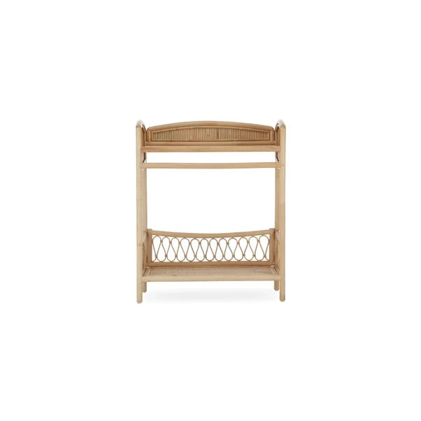 CuddleCo Aria Wave Rattan Changer With Hanging Rail 5 CuddleCo Aria Wave Rattan Changer With Hanging Rail - Image 3