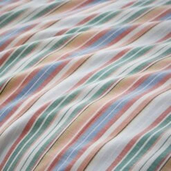 Rosie Stripe Double Multicoloured Duvet Cover And Pillowcase Set -Home Luxe Studio 30902246 alt04