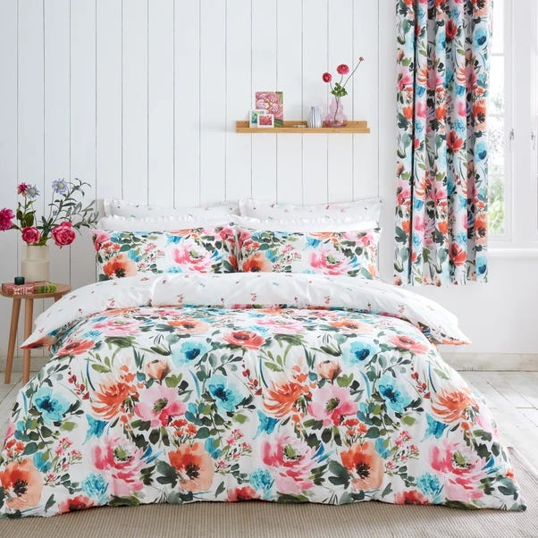 Malin Summer Blooms Multicoloured Duvet Cover And Pillowcase Set 21 Malin Summer Blooms Multicoloured Duvet Cover And Pillowcase Set - Image 19