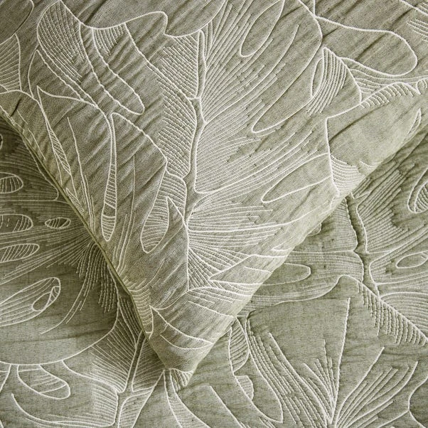 Jaden Palm Olive Duvet Cover And Pillowcase Set 14 Jaden Palm Olive Duvet Cover And Pillowcase Set - Image 12