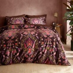 Indienne Paisley Brown Duvet Cover And Pillowcase Set 26 Indienne Paisley Brown Duvet Cover And Pillowcase Set -Home Luxe Studio 30902406