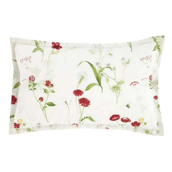 Penella Primrose Red Oxford Pillowcase 6 Penella Primrose Red Oxford Pillowcase - Image 4