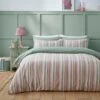 Rosie Stripe Double Multicoloured Duvet Cover And Pillowcase Set 1 Rosie Stripe Double Multicoloured Duvet Cover And Pillowcase Set -Home Luxe Studio 30902423