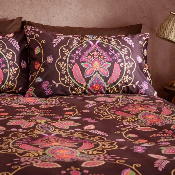 Indienne Paisley Brown Duvet Cover And Pillowcase Set 8 Indienne Paisley Brown Duvet Cover And Pillowcase Set - Image 6