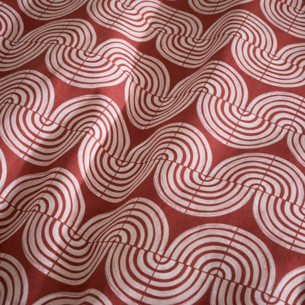 Mirad Modern Terracotta Duvet Cover And Pillowcase Set 13 Mirad Modern Terracotta Duvet Cover And Pillowcase Set - Image 11