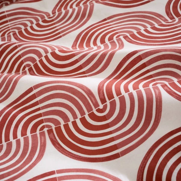 Mirad Modern Terracotta Duvet Cover And Pillowcase Set 14 Mirad Modern Terracotta Duvet Cover And Pillowcase Set - Image 12