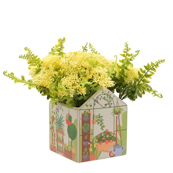 The Cottage Garden Greenhouse Ceramic Plant Pot 3 The Cottage Garden Greenhouse Ceramic Plant Pot